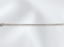Gold-Filled 2" Ball Pin 24 GA - 2MM Ball