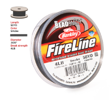 4 LB FIRELINE SMOKE 50 YD