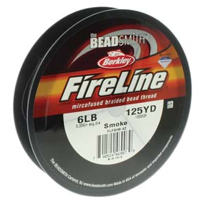 6 LB FIRELINE SMOKE GREY 125 YD