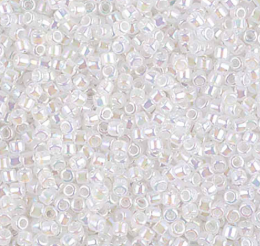 DELICA 10/0 WHITE OPAL AB