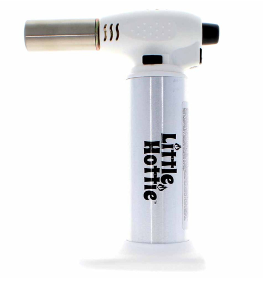 POWER BOLT SILVER BUTANE MICRO TORCH ALUMINUM GRIP