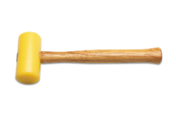 YELLOW PLASTIC MALLET 1 1/2"