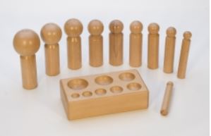 LG WOOD DAPPING SET W/10 PUNCHES