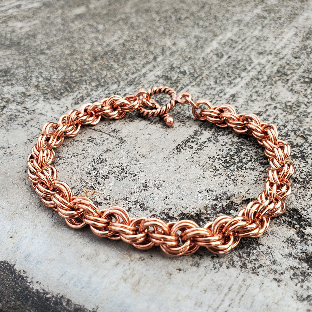 Kit Double Spiral Chainmaille - Copper