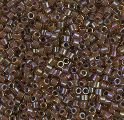 DELICA 10/0 CINNAMON LINED TOPAZ LUSTER