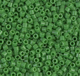 DELICA 10/0 OPAQUE PEA GREEN