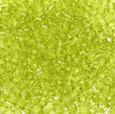 DELICA 10/0 TRANSPARENT CHARTREUSE