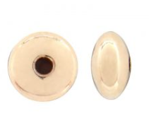 Gold Filled Smooth Saucer Bead 4.7Mm w/ .8mm Hole
