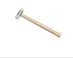 NYLON HAMMER W/ASH HANDLE (WHITE TIP) - 22MM