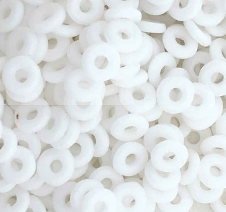 O BEADS CHALK WHITE