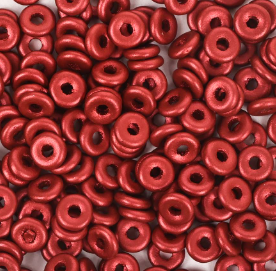 O BEADS LAVA RED