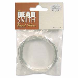GERMAN BEADWIRE SILVER .8MM DIAM 20ga