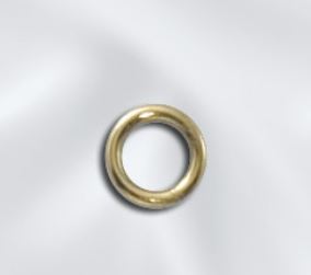 GOLD FILLED 18 GA .039"/6MM OD ROUND JUMP RING - OPEN