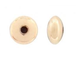 Gold Filled Smooth Saucer Bead 3.6mm w/ .8mm Hole