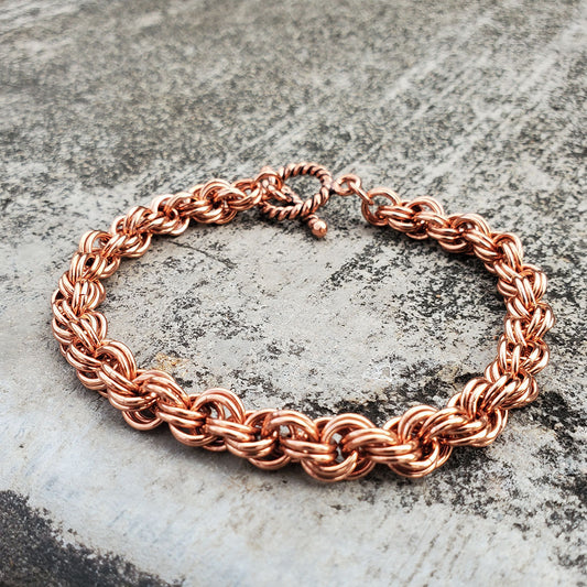 Kit Double Spiral Chainmaille  - Copper